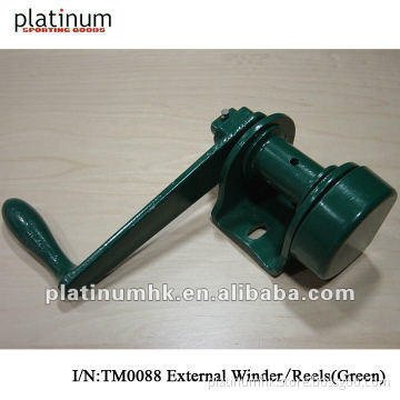 External Winder/ Tennis Post Reels /Tennis Post Crank (TM0088,Aluminum,Green)